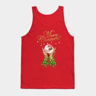 Merry Christmas Greeting. Pegasus, The Helping Hand Tank Top